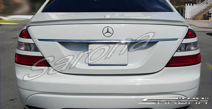 Custom Mercedes S Class Trunk Wing  Sedan (2007 - 2013) - $279.00 (Part #MB-060-TW)